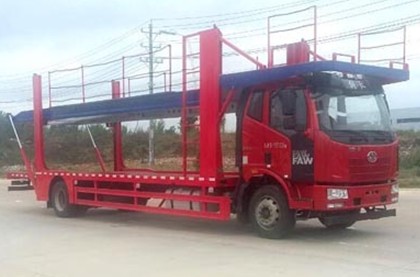 程力解放J6中置軸轎運車圖片