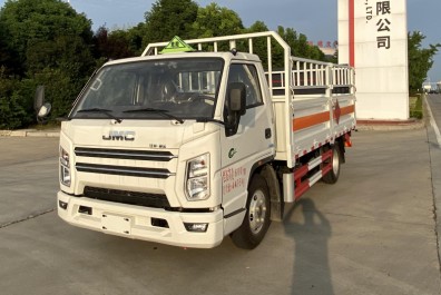 國六江鈴寬體藍牌4.08米氣瓶運輸車