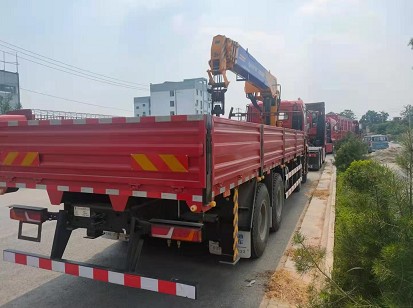 庫存陜汽前四后八隨車吊