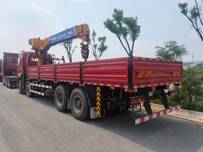 庫存陜汽前四后八隨車吊