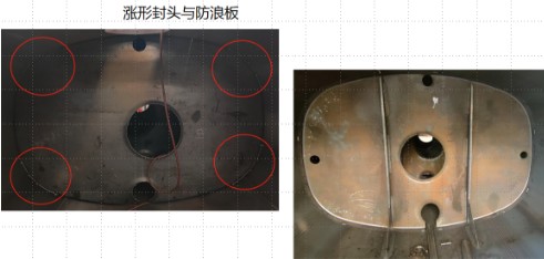 漲形封頭與防浪板